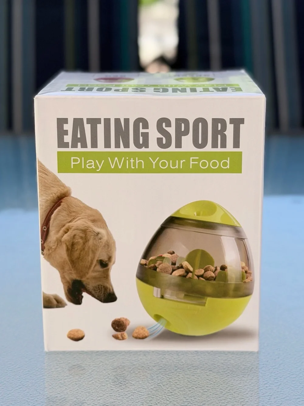 Interactive Dog Treat Dispenser - Green